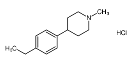 Piperidine, 4-(4-ethylphenyl)-1-methyl-, hydrochloride CAS:67765-20-2 manufacturer & supplier