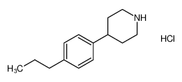 Piperidine, 4-(4-propylphenyl)-, hydrochloride CAS:67765-25-7 manufacturer & supplier