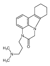 1H-Pyrazino(3,2,1-jk)carbazol-2(3H)-one,7,8,9,10-tetrahydro-3-(3-(dimethylamino)propyl) CAS:67767-02-6 manufacturer & supplier