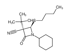 (2R,3R)-3-tert-Butyl-2-butylsulfanyl-1-cyclohexyl-4-oxo-azetidine-3-carbonitrile CAS:67767-45-7 manufacturer & supplier