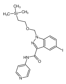 N-(Pyridin-4-yl)-5-iodo-l-(2-trimethylsilyl-ethoxymethyl)-1H-indazole-3-carboxamide CAS:677702-00-0 manufacturer & supplier