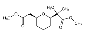 2-((2R,6S)-6-Methoxycarbonylmethyl-tetrahydro-pyran-2-yl)-2-methyl-propionic acid methyl ester CAS:677707-78-7 manufacturer & supplier