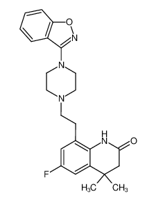 8-[2-(4-BENZO[D]ISOXAZOL-3-YL-PIPERAZIN-1-YL)-ETHYL]-6-FLUORO-4,4-DIMETHYL-3,4-DIHYDRO-1H-QUINOLIN-2-ONE CAS:677708-60-0 manufacturer & supplier