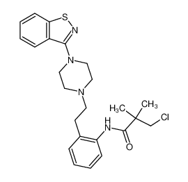 {2-[2-(4-1,2-benzisothiazol-3-yl-piperazin-1-yl)-ethyl]-phenyl}-3-chloro-2,2-dimethyl-propionamide CAS:677708-73-5 manufacturer & supplier