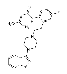 N-(2-(2-(4-(benzo[d]isothiazol-3-yl)piperazin-1-yl)ethyl)-4-fluorophenyl)-3-methylbut-2-enamide CAS:677708-80-4 manufacturer & supplier