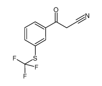 3-oxo-3-(3- ((trifluoromethyl)thio)phenyl)propanenitrile CAS:677713-04-1 manufacturer & supplier