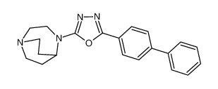 4-[5-(4-phenyl-phenyl)-1,3,4-oxadiazol-2-yl]-1,4-diazabicyclo[3.2.2]nonane CAS:677724-13-9 manufacturer & supplier