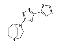 1,4-Diazabicyclo[3.2.2]nonane, 4-[5-(5-thiazolyl)-1,3,4-oxadiazol-2-yl]- CAS:677724-83-3 manufacturer & supplier