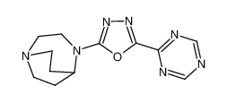 4-[5-(1,3,5-triazin-2-yl)-1,3,4-oxadiazol-2-yl]-1,4-diazabicyclo[3.2.2]nonane CAS:677725-02-9 manufacturer & supplier