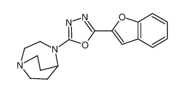 4-[5-(2-benzofuryl)-1,3,4-oxadiazol-2-yl]-1,4-diazabicyclo[3.2.2]nonane CAS:677725-23-4 manufacturer & supplier