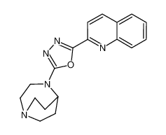 4-[5-(2-quinolinyl)-1,3,4-oxadiazol-2-yl]-1,4-diazabicyclo[3.2.2]nonane CAS:677725-27-8 manufacturer & supplier