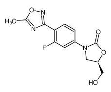 (R)-3-(3-fluoro-4-(5-methyl-1,2,4-oxadiazol-3-yl)phenyl)-5-(hydroxymethyl)oxazolidin-2-one CAS:677727-31-0 manufacturer & supplier