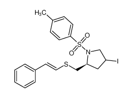 (2S)-4-iodo-2-((((E)-styryl)thio)methyl)-1-tosylpyrrolidine CAS:677736-87-7 manufacturer & supplier