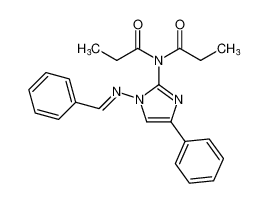 (E)-N-(1-(benzylideneamino)-4-phenyl-1H-imidazol-2-yl)-N-propionylpropionamide CAS:677737-71-2 manufacturer & supplier