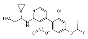 (R)-4-(2-chloro-4-(difluoromethoxy)phenyl)-N-(1-cyclopropylpropyl)-3-nitropyridin-2-amine CAS:677743-10-1 manufacturer & supplier