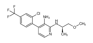 (R)-4-(2-chloro-4-(trifluoromethyl)phenyl)-N2-(1-methoxypropan-2-yl)pyridine-2,3-diamine CAS:677743-31-6 manufacturer & supplier