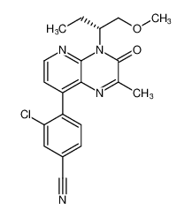 (R)-3-chloro-4-(4-(1-methoxybutan-2-yl)-2-methyl-3-oxo-3,4-dihydropyrido[2,3-b]pyrazin-8-yl)benzonitrile CAS:677743-46-3 manufacturer & supplier