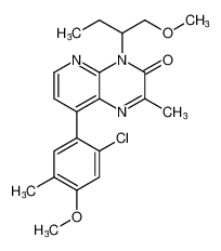 8-(2-chloro-4-methoxy-5-methylphenyl)-4-(1-methoxybutan-2-yl)-2-methylpyrido[2,3-b]pyrazin-3(4H)-one CAS:677743-65-6 manufacturer & supplier