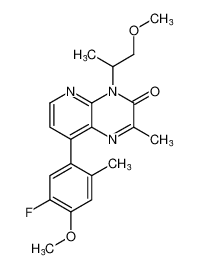 8-(5-fluoro-4-methoxy-2-methylphenyl)-4-(1-methoxypropan-2-yl)-2-methylpyrido[2,3-b]pyrazin-3(4H)-one CAS:677745-44-7 manufacturer & supplier