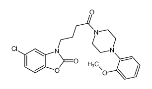 5-chloro-3-(4-(4-(2-methoxyphenyl)piperazin-1-yl)-4-oxobutyl)benzo[d]oxazol-2(3H)-one CAS:677745-77-6 manufacturer & supplier