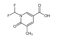 1-(difluoromethyl)-5-methyl-6-oxo-1,6-dihydropyridine-3-carboxylic acid CAS:677762-65-1 manufacturer & supplier