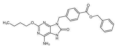 benzyl 4-((6-amino-2-butoxy-8-oxo-7,8-dihydro-9H-purin-9-yl)methyl)benzoate CAS:677773-86-3 manufacturer & supplier