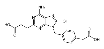 2-(2-carboxylethyl)-9-(4-carboxylmethylbenzyl)-8-hydroxyadenine CAS:677775-04-1 manufacturer & supplier