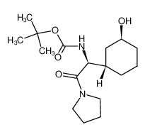 [(S)-1-((1S,3S)-3-Hydroxy-cyclohexyl)-2-oxo-2-pyrrolidin-1-yl-ethyl]-carbamic acid tert-butyl ester CAS:677781-98-5 manufacturer & supplier