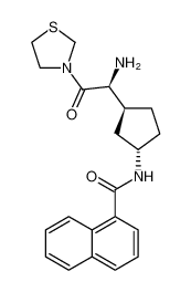 N-((1S,3S)-3-((S)-1-amino-2-oxo-2-(thiazolidin-3-yl)ethyl)cyclopentyl)-1-naphthamide CAS:677782-11-5 manufacturer & supplier