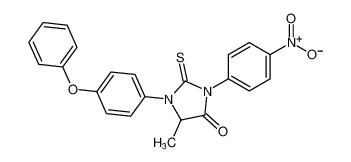 5-methyl-3-(4-nitrophenyl)-1-(4-phenoxyphenyl)-2-thioxoimidazolidin-4-one CAS:677796-69-9 manufacturer & supplier