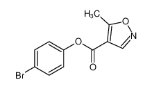 4-Isoxazolecarboxylic acid, 5-methyl-, 4-bromophenyl ester CAS:67790-03-8 manufacturer & supplier