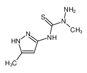 2-methyl-4-(5-methyl-1(2)H-pyrazol-3-yl)-thiosemicarbazide CAS:67790-08-3 manufacturer & supplier