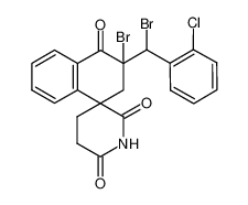 3-bromo-3-(bromo(2-chlorophenyl)methyl)-2,3-dihydro-4H-spiro[naphthalene-1,3'-piperidine]-2',4,6'-trione CAS:67790-95-8 manufacturer & supplier