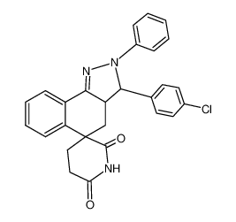 3-(4-chloro-phenyl)-2-phenyl-2,3,3a,3a,4-tetrahydro-spiro[benzo[g]indazole-5,3'-piperidine]-2',6'-dione CAS:67791-25-7 manufacturer & supplier