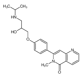 7-[4-(2-hydroxy-3-isopropylamino-propoxy)-phenyl]-6-methyl-6H-[1,6]naphthyridin-5-one CAS:67794-30-3 manufacturer & supplier