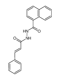 naphthalene-1-carboxylic acid N'-(3-phenyl-acryloyl)-hydrazide CAS:6781-72-2 manufacturer & supplier