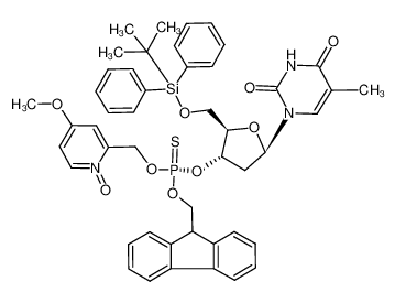 5'-O-tert-butyldiphenylsilylthymidin-3'-yl 9-fluorenylmethyl 1-oxido-4-methoxy-2-picolyl phosphorothioate CAS:678142-74-0 manufacturer & supplier