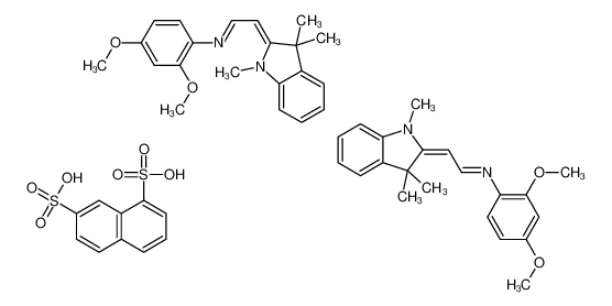 2,4-dimethoxy-N-[(E)-2-(1,3,3-trimethylindol-1-ium-2-yl)ethenyl]aniline,naphthalene-1,7-disulfonate CAS:67815-70-7 manufacturer & supplier