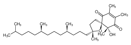 (2R,5R,10R)-10-hydroxy-2,7,8,10-tetramethyl-2-((4R,8R)-4,8,12-trimethyltridecyl)-1-oxaspiro[4.5]dec-7-ene-6,9-dione CAS:678155-03-8 manufacturer & supplier