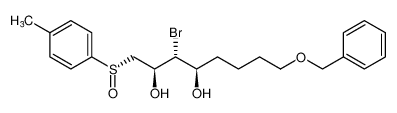 (2S,3R,4R)-8-(benzyloxy)-3-bromo-1-((S)-p-tolylsulfinyl)octane-2,4-diol CAS:678156-10-0 manufacturer & supplier