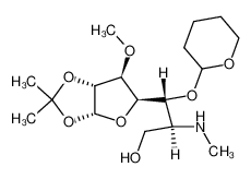 (2S,3R)-3-((3aR,5R,6S,6aR)-6-Methoxy-2,2-dimethyl-tetrahydro-furo[2,3-d][1,3]dioxol-5-yl)-2-methylamino-3-(tetrahydro-pyran-2-yloxy)-propan-1-ol CAS:67816-70-0 manufacturer & supplier