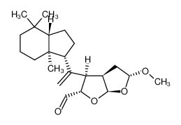 (2S,3R,3aR,5R,6aR)-5-Methoxy-3-[1-((1R,3aS,7aS)-4,4,7a-trimethyl-octahydro-inden-1-yl)-vinyl]-hexahydro-furo[2,3-b]furan-2-carbaldehyde CAS:678160-12-8 manufacturer & supplier