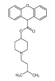 9H-Xanthene-9-carboxylic acid 1-(3-methyl-butyl)-piperidin-4-yl ester CAS:67817-55-4 manufacturer & supplier