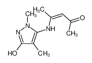 1,4-dimethyl-5-(1-methyl-3-oxo-but-1-enylamino)-1,2-dihydro-pyrazol-3-one CAS:67817-61-2 manufacturer & supplier