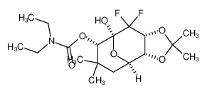 Diethyl-carbamic acid (1R,2R,6R,8S,9S)-7,7-difluoro-8-hydroxy-4,4,10,10-tetramethyl-3,5,12-trioxa-tricyclo[6.3.1.02,6]dodec-9-yl ester CAS:678171-48-7 manufacturer & supplier