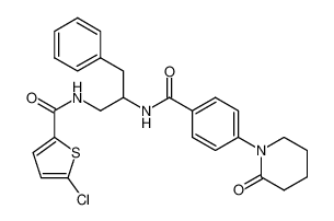 5-chloro-N-(2-(4-(2-oxopiperidin-1-yl)benzamido)-3-phenylpropyl)thiophene-2-carboxamide CAS:678174-99-7 manufacturer & supplier