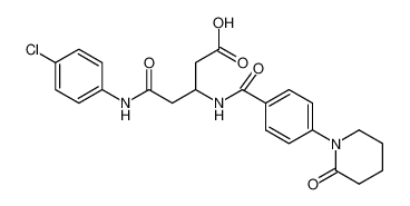 5-((4-chlorophenyl)amino)-5-oxo-3-(4-(2-oxopiperidin-1-yl)benzamido)pentanoic acid CAS:678175-85-4 manufacturer & supplier