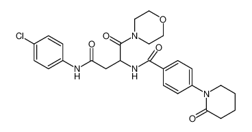 N-(4-((4-chlorophenyl)amino)-1-morpholino-1,4-dioxobutan-2-yl)-4-(2-oxopiperidin-1-yl)benzamide CAS:678176-14-2 manufacturer & supplier