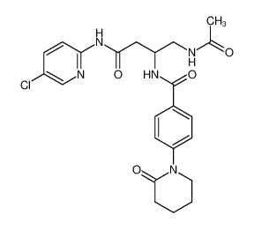 N-(1-acetamido-4-((5-chloropyridin-2-yl)amino)-4-oxobutan-2-yl)-4-(2-oxopiperidin-1-yl)benzamide CAS:678176-45-9 manufacturer & supplier