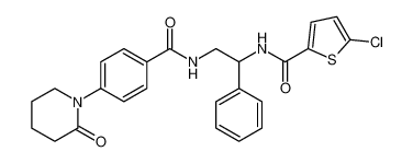 5-chloro-N-(2-(4-(2-oxopiperidin-1-yl)benzamido)-1-phenylethyl)thiophene-2-carboxamide CAS:678177-27-0 manufacturer & supplier